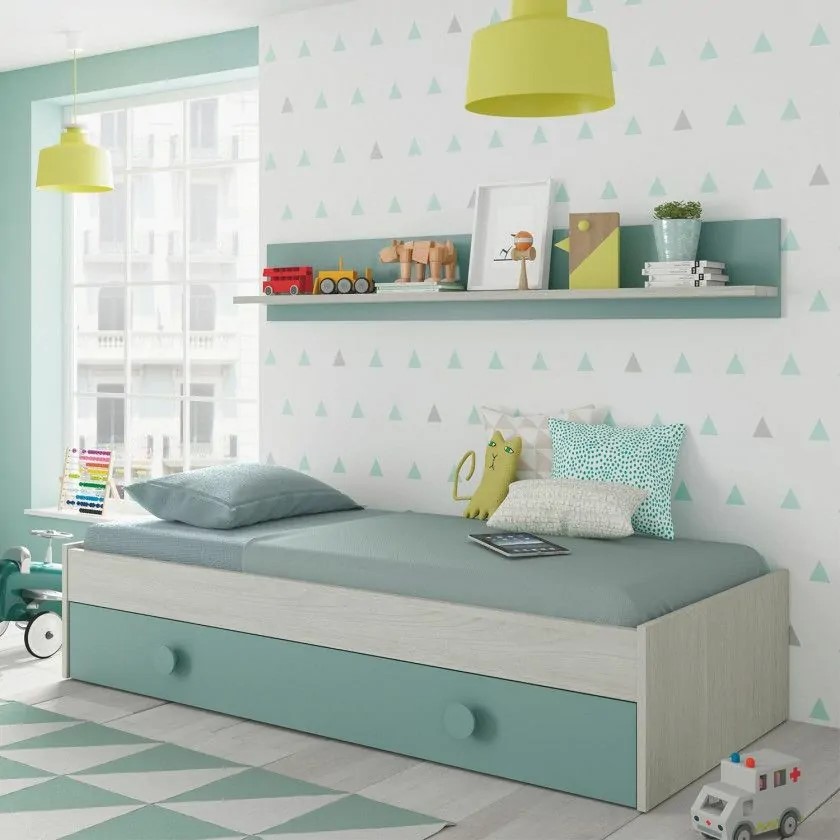 4 Consejos Infalibles para mantener un Dormitorio Infantil Ordenado cama doble con estante juvenil suny